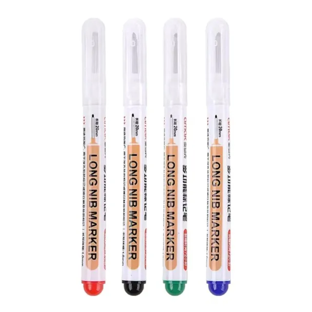 WATERPROOF THIN HEAD Long Nib Marker Pens for Marking on Wood, Metal, and  Glass $9.19 - PicClick AU