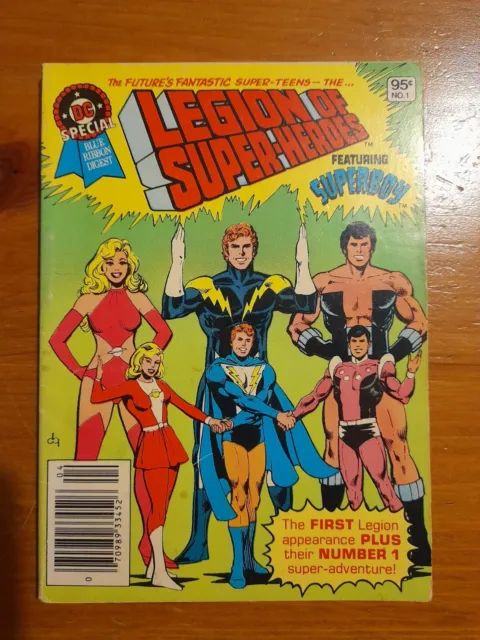 DC Special Blue Ribbon Digest #1 Legion of Super-Heroes Feb 1980 FINE+ 6.5