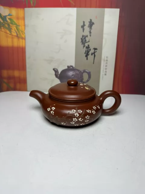 Chinese Yixing Zisha Clay Handmade Exquisite Plum blossom Teapot 20063