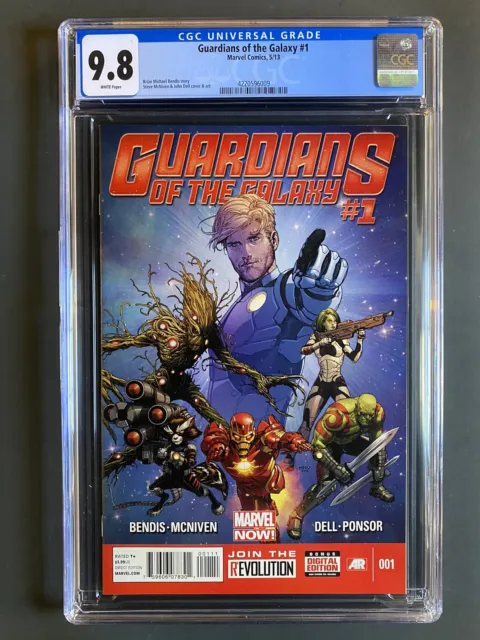 Guardians of the Galaxy #1 CGC 9.8 🔥 2013 Bendis McNiven 1st Print Marvel MCU