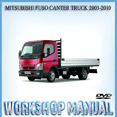 Mitsubishi Fuso Canter Truck 2003-2010 Workshop Repair Service Manual In Dvd