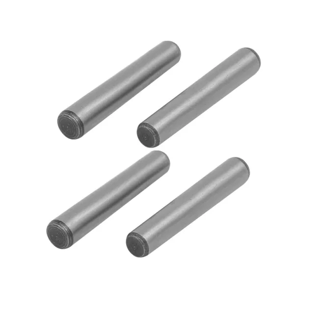 Carbon Steel GB117 50mm Length 8mm Small End Diameter Taper Pin 4pcs