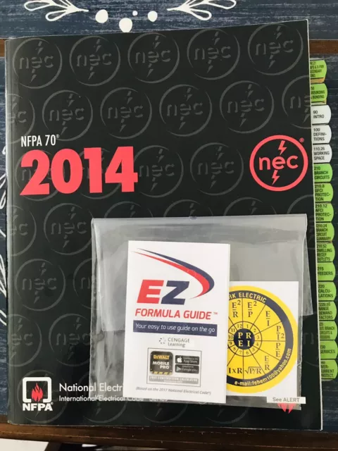 2014 NEC NFPA 70 National Electrical Code Book w/ EZ Tabbed (Pre-tabbed) NEW***