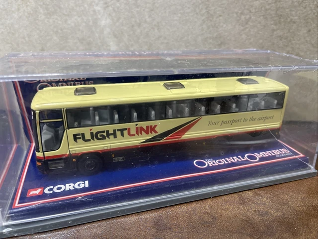 CORGI 43303 PLAXTON Premiere 1/76 Model Coach Bus Flightlink Bristol ...