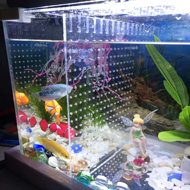 Pet - Rishi Aquarium Fish Tank Acrylic Divider Isolation Board (Suction Cup Incl 3