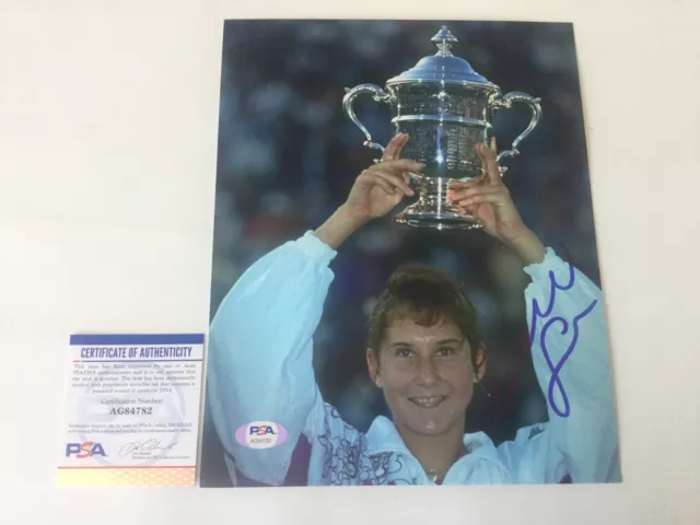 Monica Seles Signed Autographed 8x10 Photo PSA DNA COA a