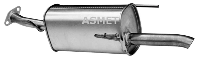 Silenziatore finale ASMET silenziatore post-silenziatore 05.162 per Opel Astra Caravan T98 16 V