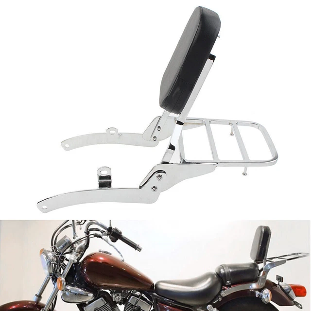 Schienale passeggero Sissy Bar nero per Yamaha Virago 400 535 XV400 XV535
