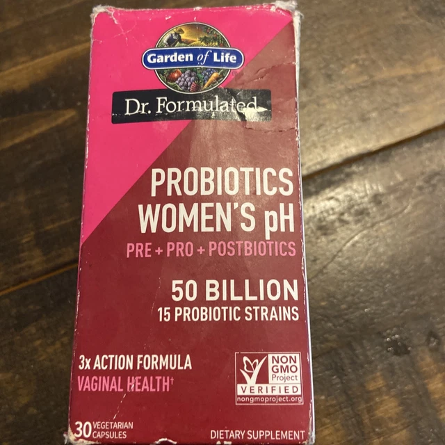 Garden of Life Dr Formulated Probiotic Womens pH 50 Billion 30 Caps EXP 11/24
