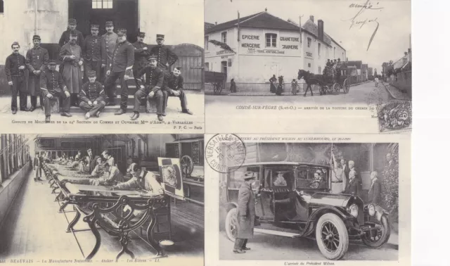 Lot de 100 reproductions de cartes postales anciennes old postcards 1895-1915 10