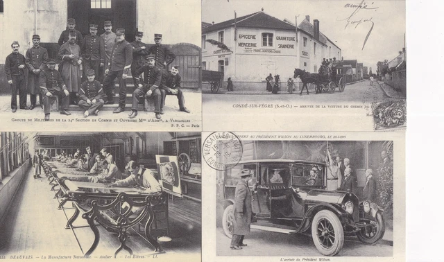 Lot of 100 Reproductions of Old Postcards 1895-1915 10