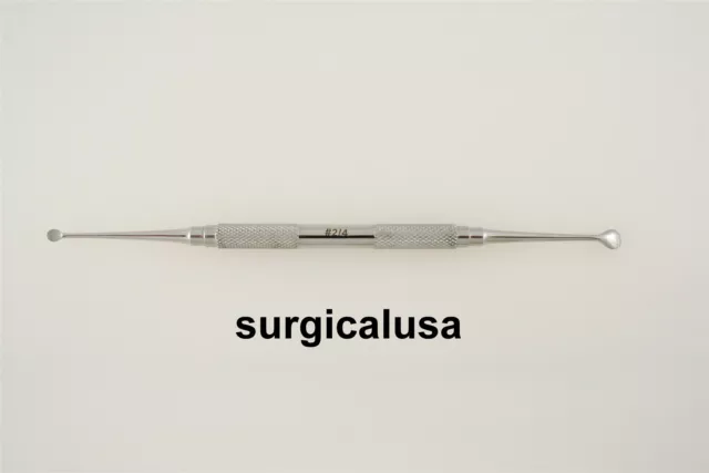 Molt Bone Curette #2/4 double end NEW surgical dental instruments
