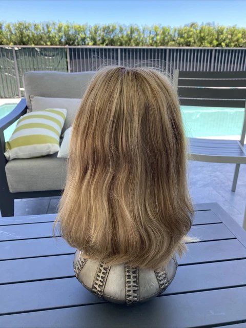 JON RENAU HUMAN HAIR WIG ( SIENNA) PROFESSIONALLY STYLED & HIGHLIGHTED Drk BLOND JON RENAU HUMAN HAIR WIG ( SIENNA) PROFESSIONALLY STYLED & HIGHLIGHTED Drk BLOND