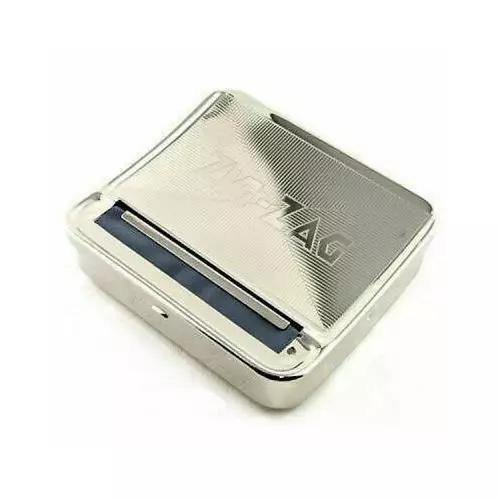 Zig Zag TIN Automatic Cigarette Tobacco Rolling Machine Box ZigZag Roller Roll