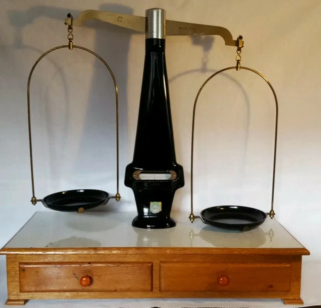 Alte Apothekerwaage Balkenwaage Seppeler Stuttgart