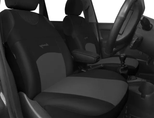 VW Caddy - Green Hexagon Design Seat Covers