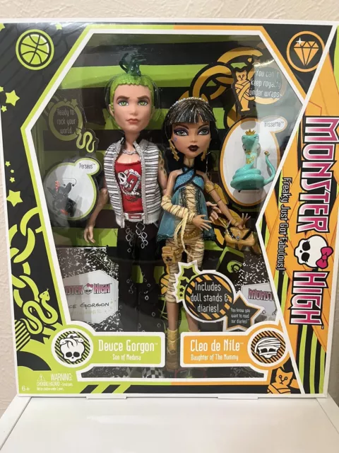 Mattel Monster High Cleo De Nile and Deuce Gorgon Doll Set