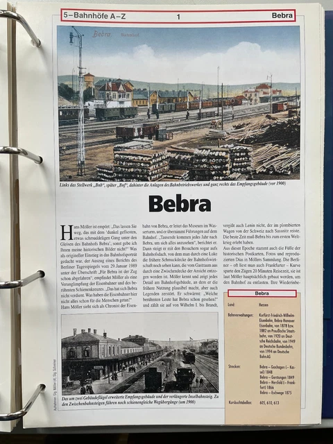 Bebra aus Das große Archiv der Bahnhöfe
