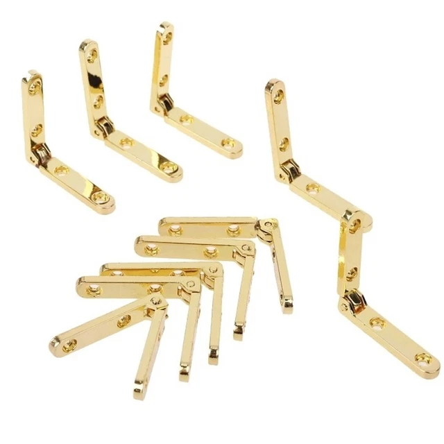 Pack pratique 10 pièces sac 90 degrés charnières pour coffres et boîtes à b