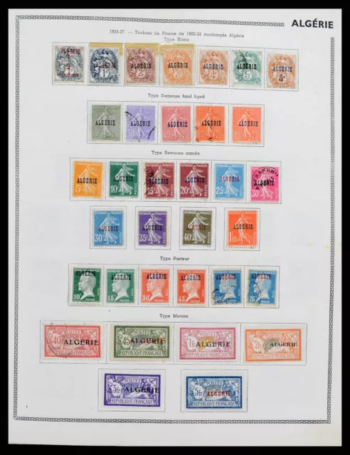 Lot 38142 MH/used stamp collection French colonies 1888-1956 in Thiaude album.
