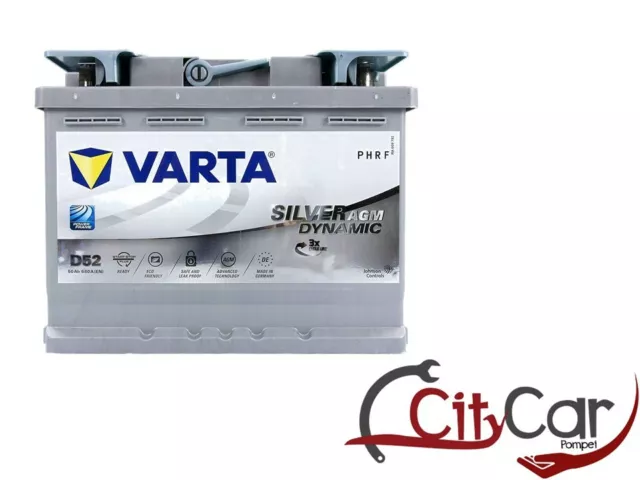 BATTERIA VARTA E39 AGM START-STOP PLUS 70AH 760A POS. A DX ULTIMA  GENERAZIONE
