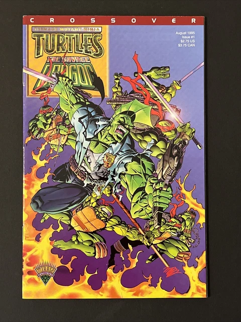 Teenage Mutant Ninja Turtles Savage Dragon Crossover #1 Mirage FN 1995