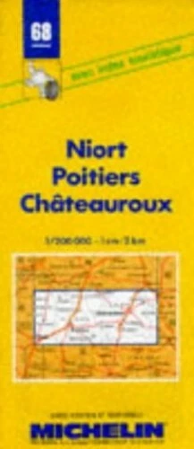 Michelin Map 68 Niort, Poitiers, Ch... by Michelin Travel Publ Sheet map, folded