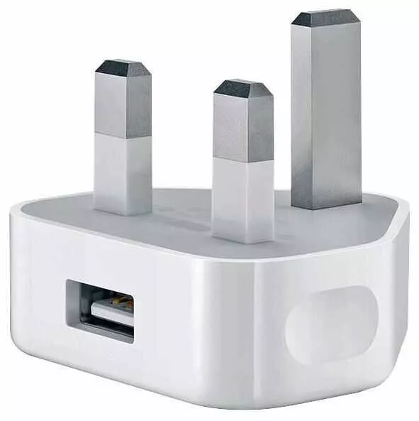 APPLE - Adaptador de corriente USB 5W, Reino Unido Blanco