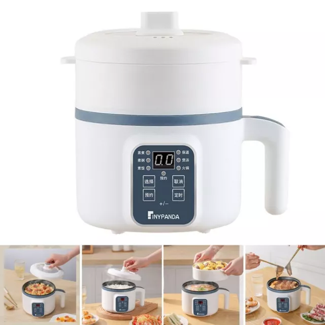 1.7L Electric Rice Cooker Single Double Layer 220V Multi Cooker Non-Stick  Smart Mechanical MultiCooker Steamed Rice Pot for Home