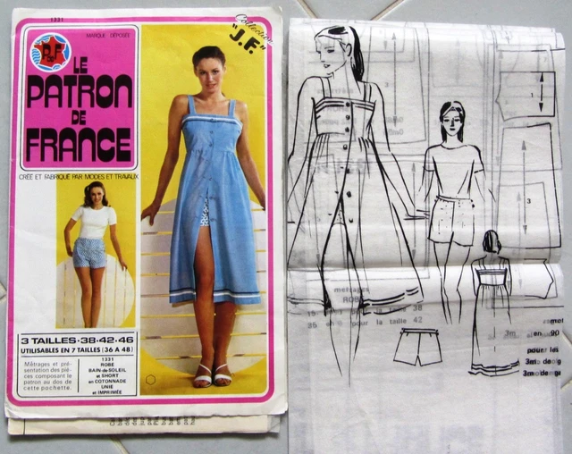 Patron De Couture Vintage Modes Et Travaux N°986 - Idées Créatives Pour La Maison