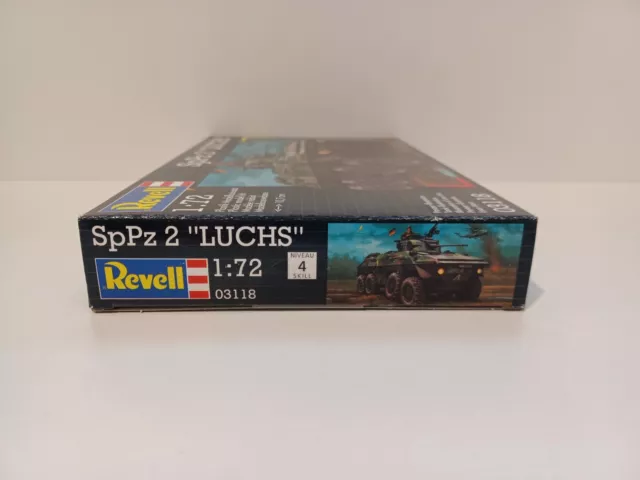 Revell 03118 Maßstab 1:72 SpPz 2 Luchs Panzer Plastik Modellbausatz Niveau 4 3