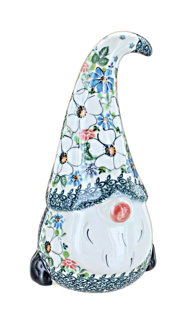 Blue Rose Polish Pottery Morning Medley Medium Gnome