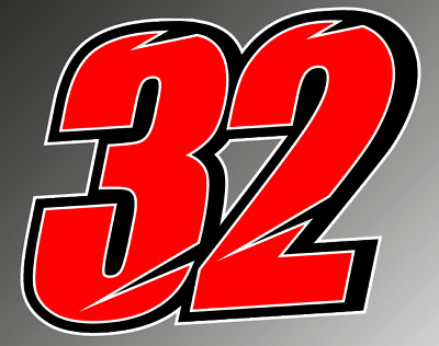 3 X Custom Racing Numbers - Vinyl Stickers Decals - Race Motorbike Mx Car Track