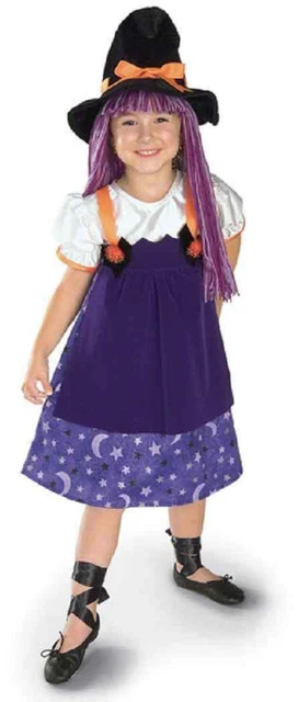 Twilight Witch Yarn Wig Wicked Cute Fancy Dress Halloween Toddler Child Costume