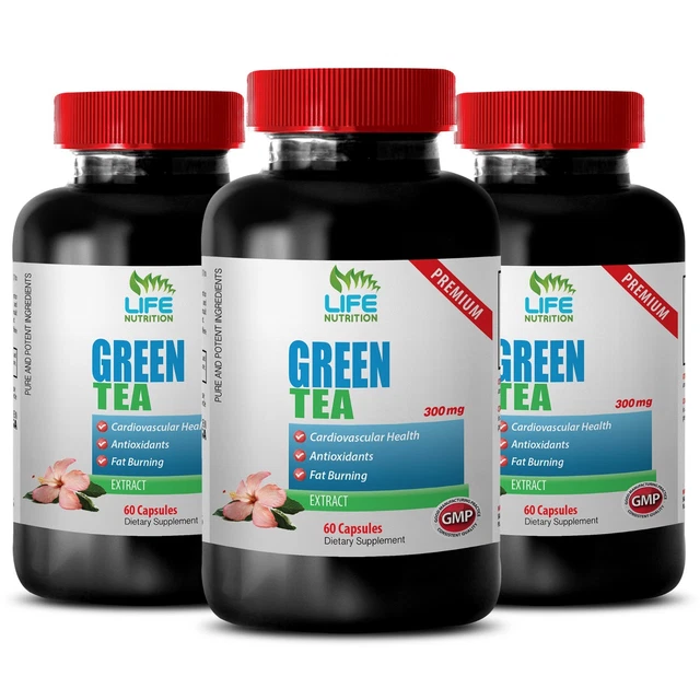 BOOST FAT OXIDATION Capsules Green Tea Extract 300mg Camellia