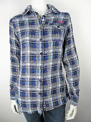 Pepe Jeans Camicia Donna Blusa Top Quadri Laura New XS S