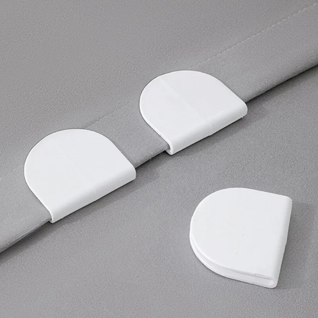 4 pz/set clip per tenda doccia necessità quotidiane anelli tenda WC_X