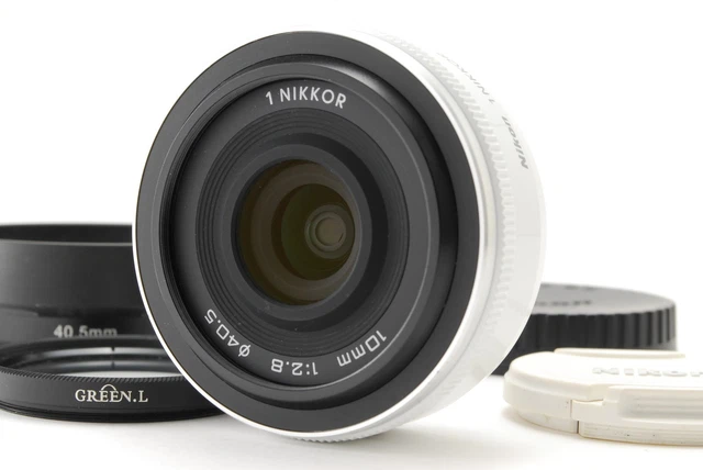 ニコン 1 V1 + NIKKOR 10mm F2.8 ホワイト［ジャンク品］ 中古