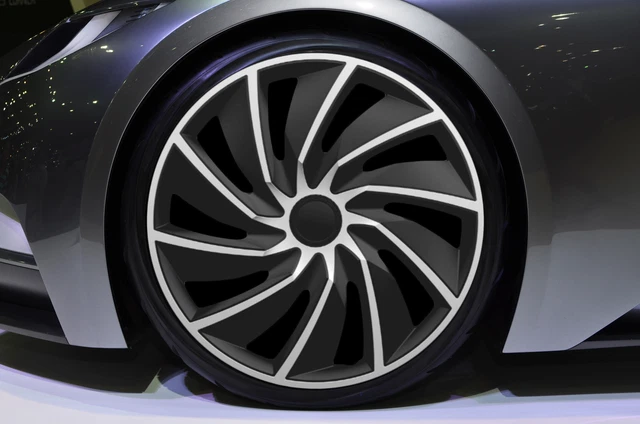 Copriruota 15 pollici 4x turbo argento nero copricerchi 2