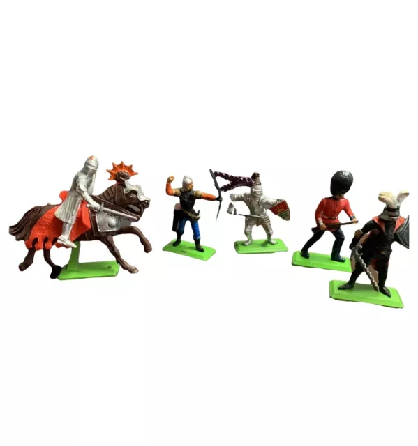 Vintage 1971 Set of 6 Britains Deetail Confederate Civil War Cavalry:  ENGLAND