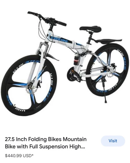 full suspension 27.5 mountain bike