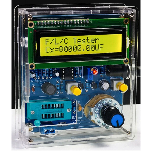 LCD DIGITAL INDUCTANCE Capacitance Frequency Meter Kit Convenient DIY ...
