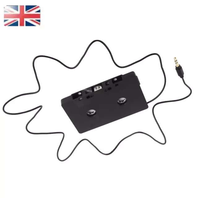 3.5mm Car AUX Audio Cassette Type Adapter For CD Player Phone to Car