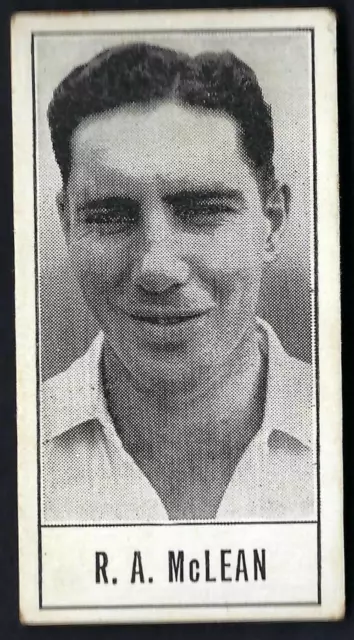 BARRATT - TEST CRICKETERS, SERIES 'B' - #47 R A McLEAN, SOUTH AFRICA