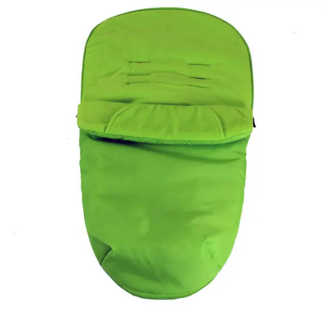 Luxury Fleece Lined Footmuff Lime Green Pouches For Petite Star Zia