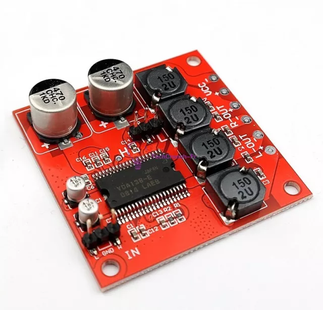 YDA138-E Stereo Digital Power Amplifier Board DC 12V 10W+10W Max