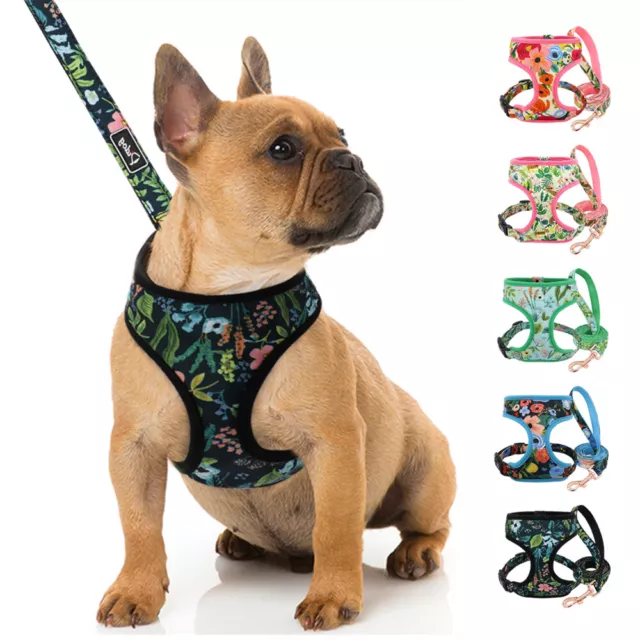 Dog Harness Mesh Breathable Comfortable Pet Vest No Pull French Bulldog Beagle