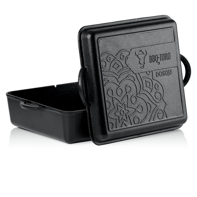 BBQ-Toro Dutch Oven Pan, PRO3+ 9,5 L Ultimate Gusseisen Kochtopf, Gusstopf