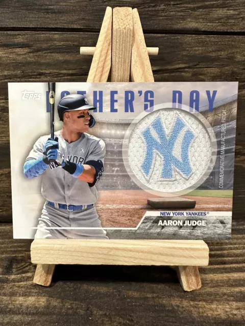 2023 topps series 2 #FD-AJU Aaron Judge Fathers Day Patch Yankees