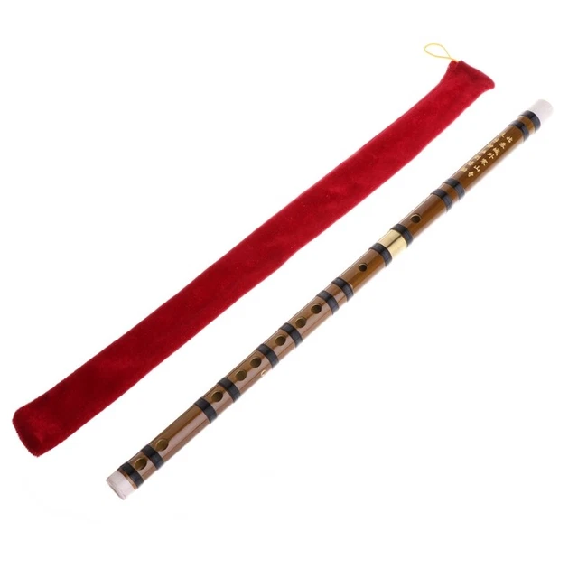 Chinese Traditional Musical Instrument Handmade Bamboo Flute in G for